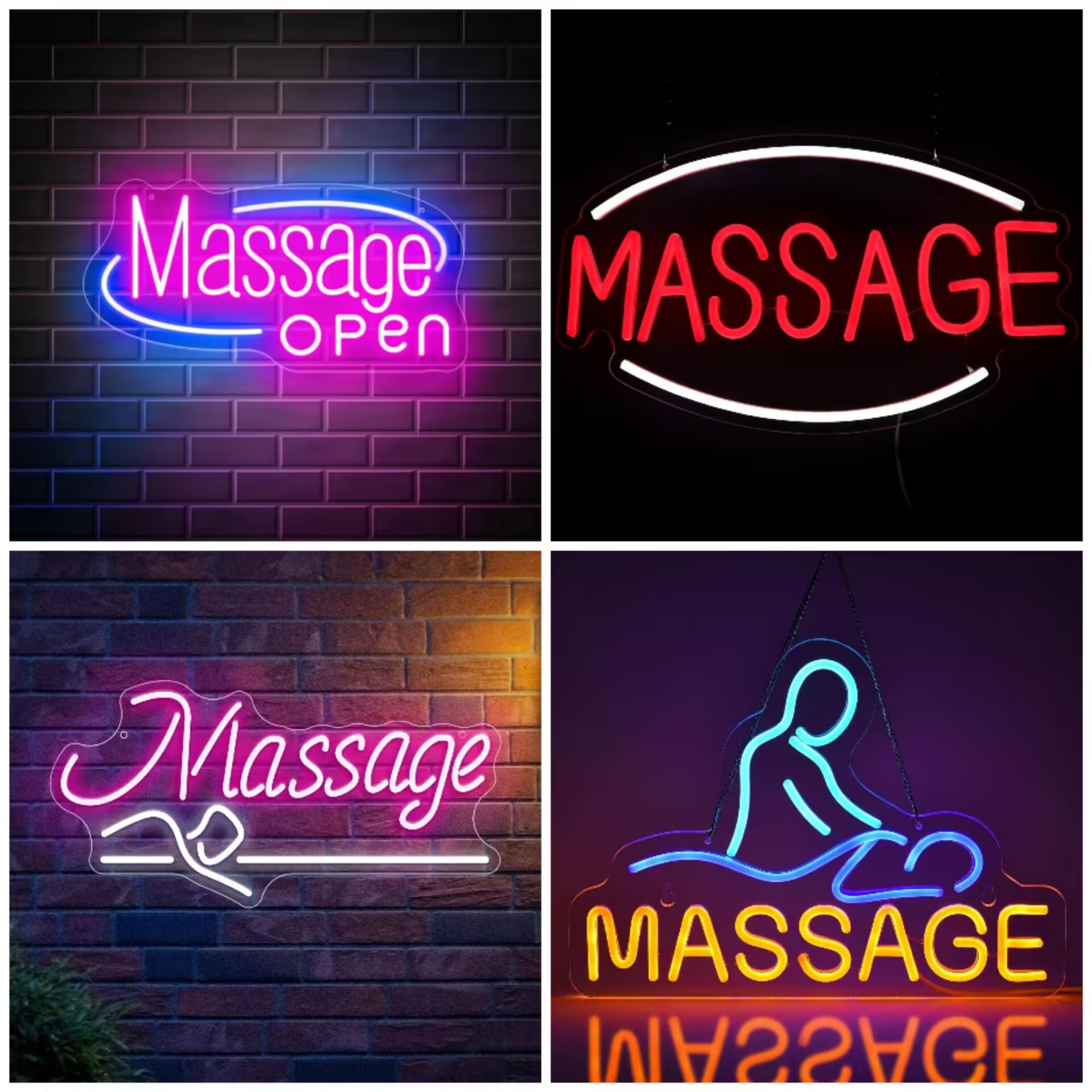Massage Spa Open LED Neon Sign - đánh giá và giá Spa And Wellness Center