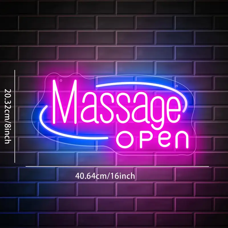 Massage Spa Open LED Neon Sign - đánh giá và giá Spa And Wellness Center