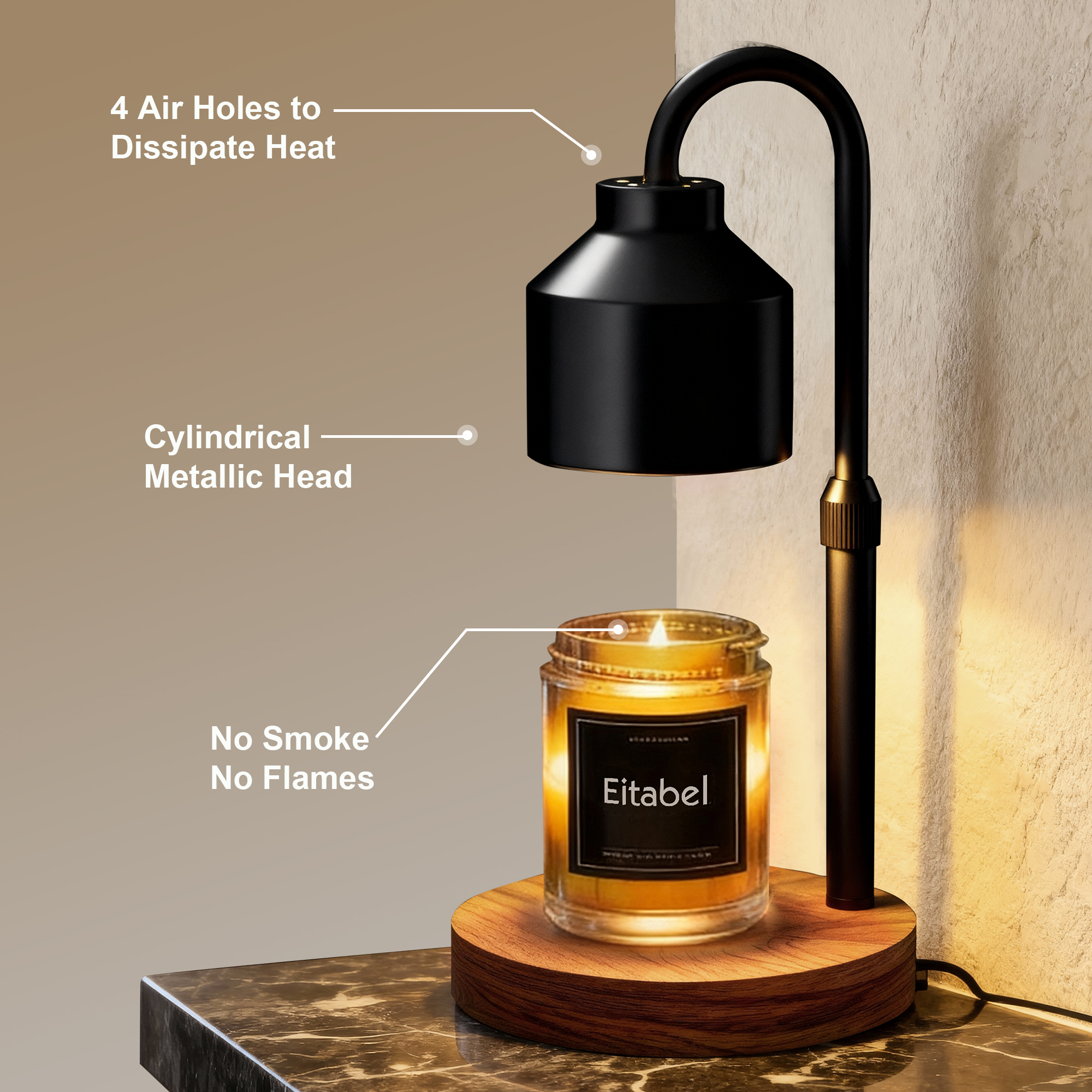 Atmospheric Wax Melting Lamp,  - đánh giá và giá Massage Candle Melting