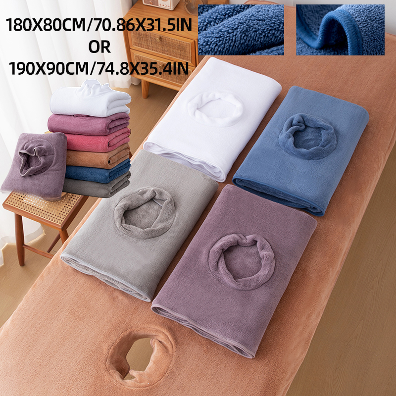 1Pc Beauty Bed Sheet with Hole - đánh giá và giá Spa And Wellness Center