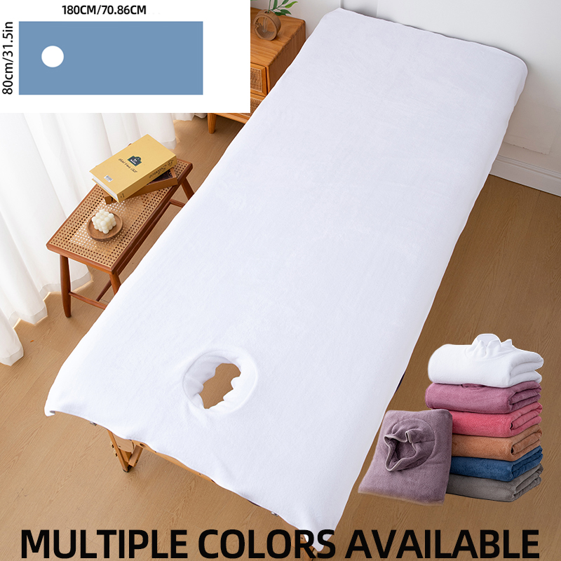 1Pc Beauty Bed Sheet with Hole - đánh giá và giá Spa And Wellness Center