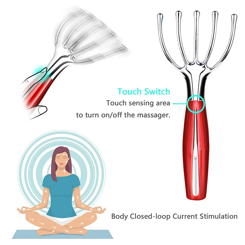 Electric Five Fingers Head Rel - đánh giá và giá Spa Wellness Massage
