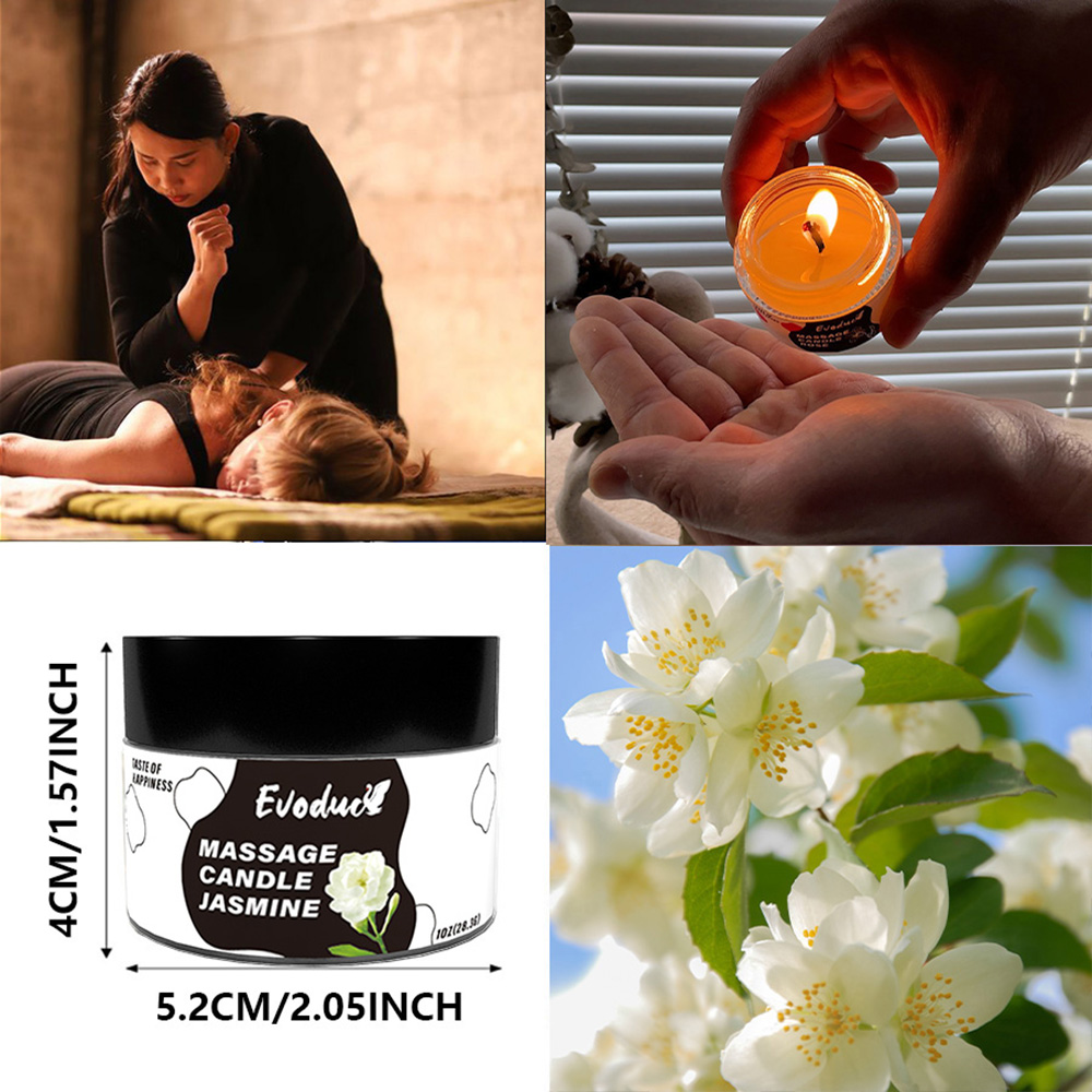 Massage Oil Candle Jasmine Soy - đánh giá và giá Massage Candle Melting