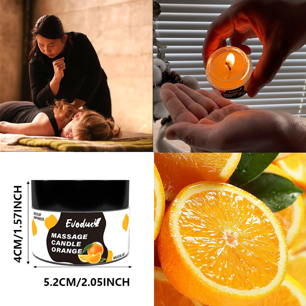 Massage Oil Candle Sweet Orang - đánh giá và giá Massage Candle Melting