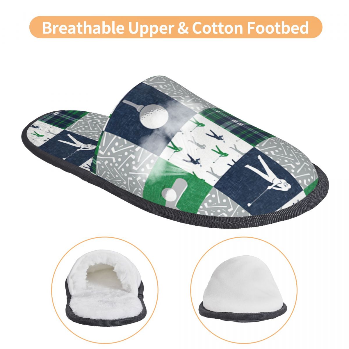 Golf Navy Plaid Guest Slippers - đánh giá và giá Spa & Wellness Hotel Diament Ustroń Zdjęcia
