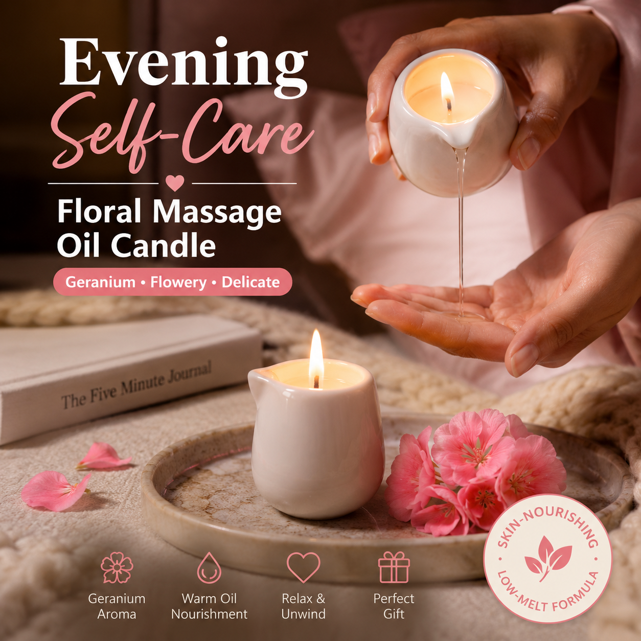 Ceramic Massage Oil Candle Ger - đánh giá và giá Massage Candle Melting