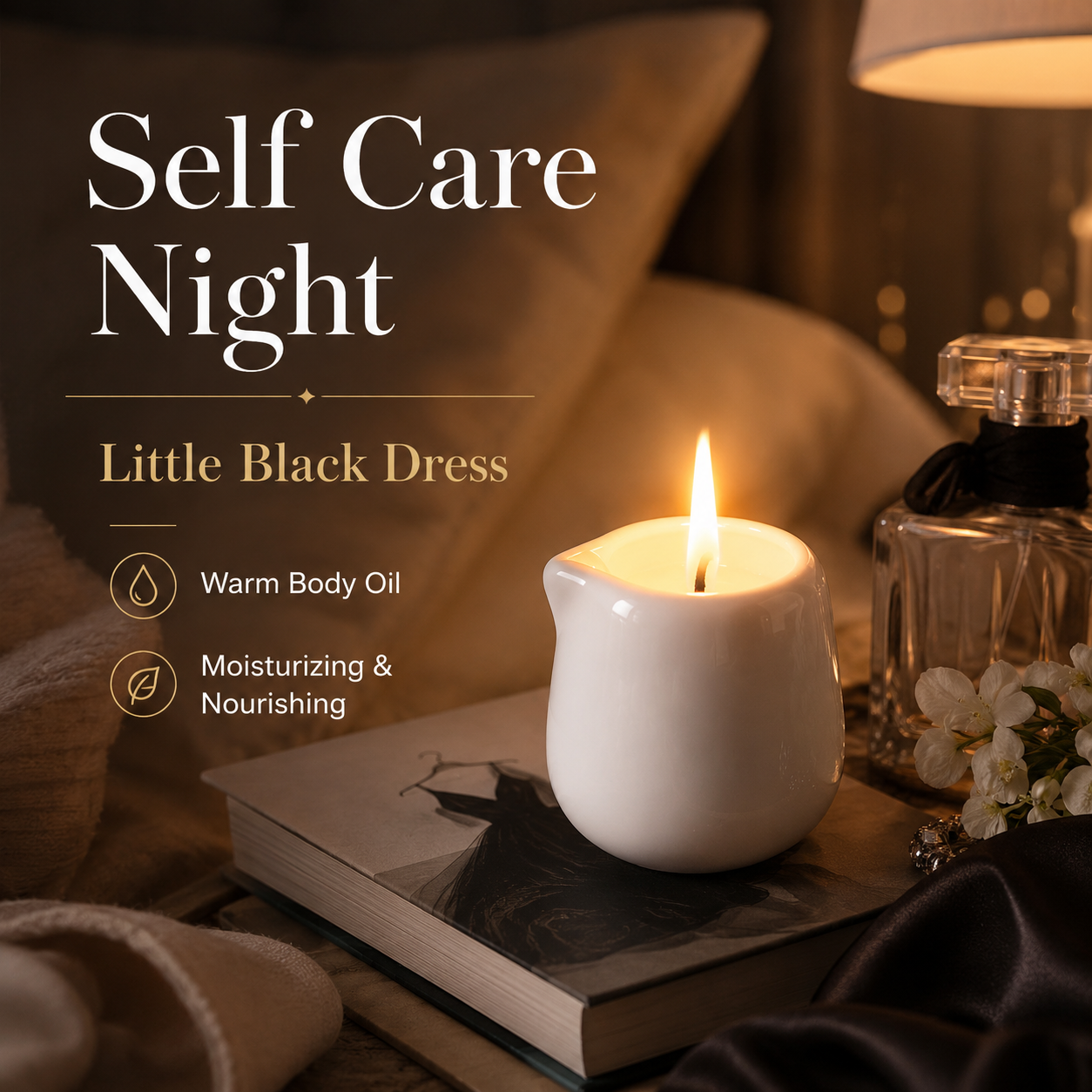 Ceramic Massage Oil Candle Lit - đánh giá và giá Massage Candle Melting