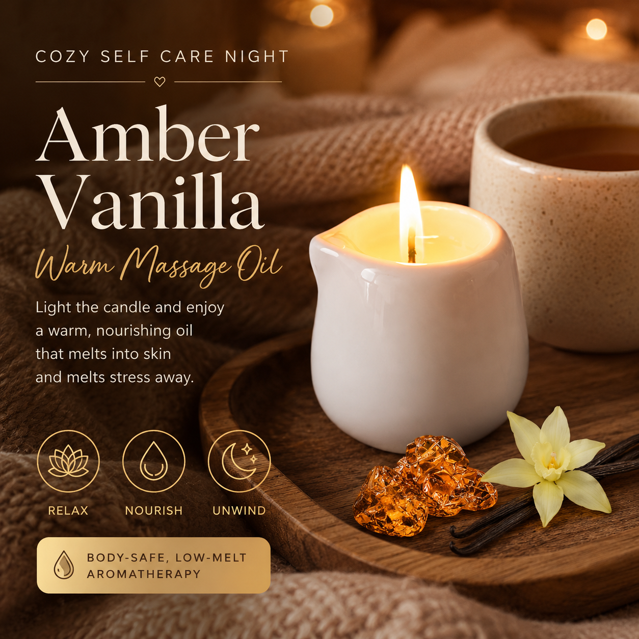 Ceramic Massage Oil Candle Amb - đánh giá và giá Massage Candle Melting