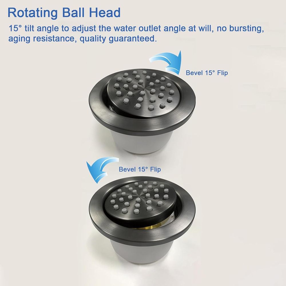 Adjustable Wall-Mounted Round  - đánh giá và giá Spa & Wellness Komplex Bristol Royal * * * *