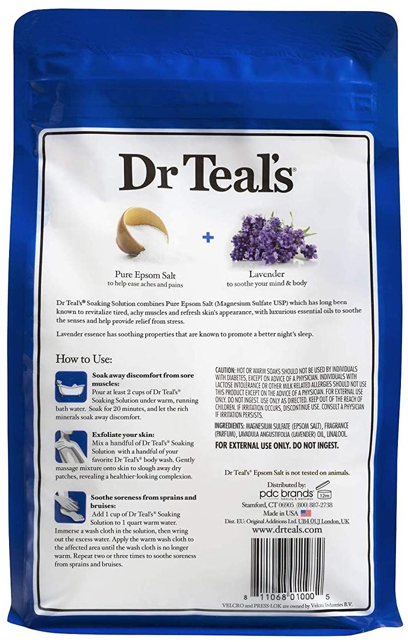 Epsom Salt Bath Soaking Soluti - đánh giá và giá Epsom Salt Bag