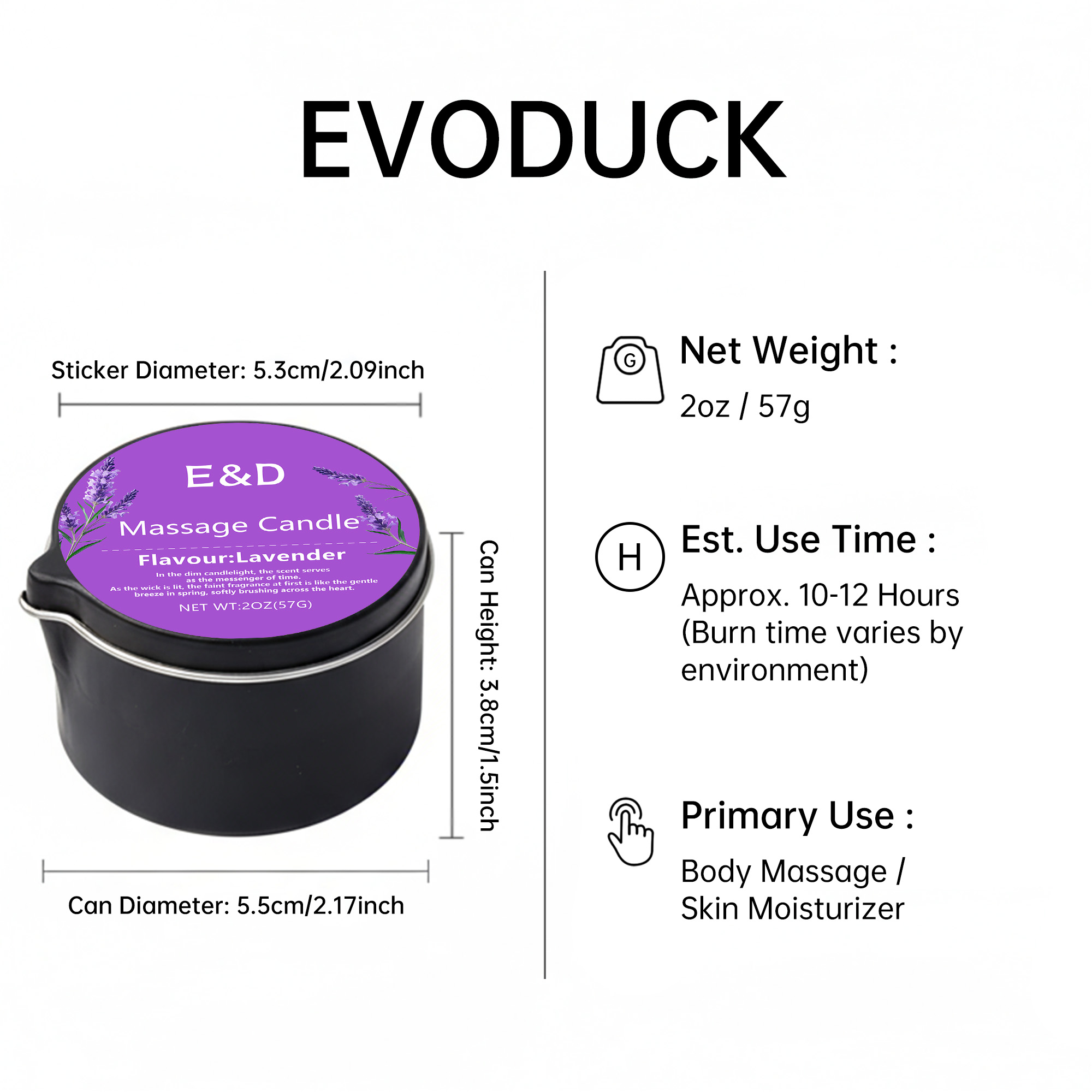 Lavender Massage Oil Candle 2o - đánh giá và giá Massage Candle Melting