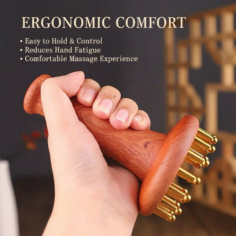 Brass Gua Sha wooden massage t - đánh giá và giá Spa Wellness Massage