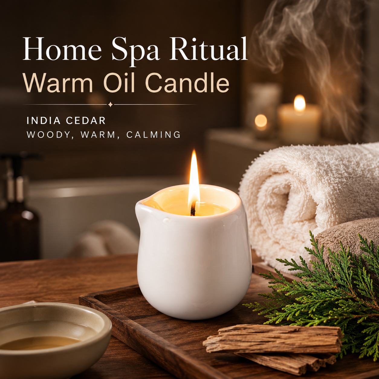 Ceramic Massage Oil Candle Ind - đánh giá và giá Massage Candle Melting