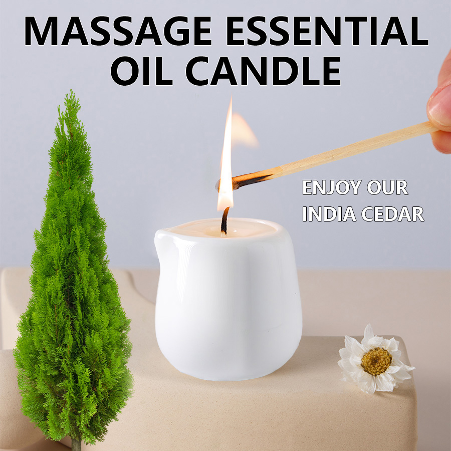 Ceramic Massage Oil Candle Ind - đánh giá và giá Massage Candle Melting